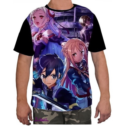 Camiseta Anime Sword Art Online - Estampa Total