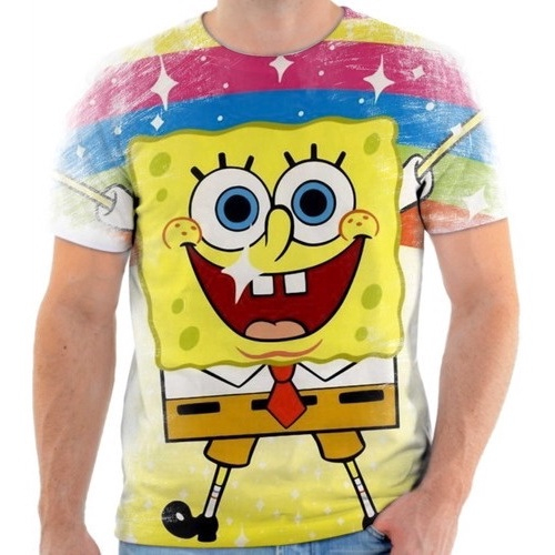 Camiseta bob esponja personalizada