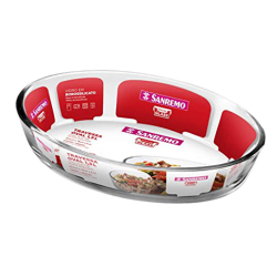 Travessa forma oval vidro sanremo 1,5L assadeira resistente é boa?
