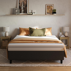 Kit Colchão + Cama Box Emma Duo King (193x203cm) Menor preço em Kit Colchão + Cama Box Emma Duo King (193x203cm)