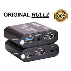 Menor preço em Placa De Captura Rullz Gamer Usb 3.0 Hdmi 1080p 60 Fps