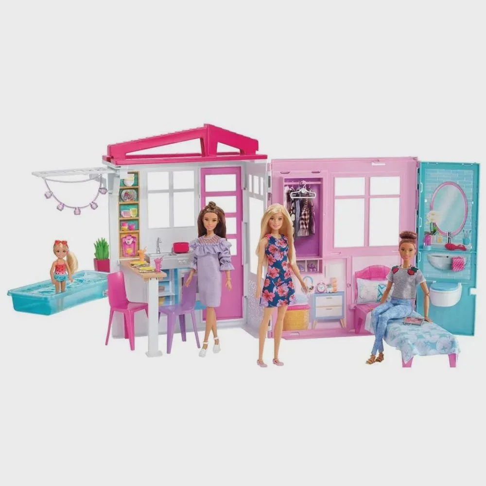 Casa da Barbie Glam com Boneca HCD48 - Mattel - Happily Brinquedos