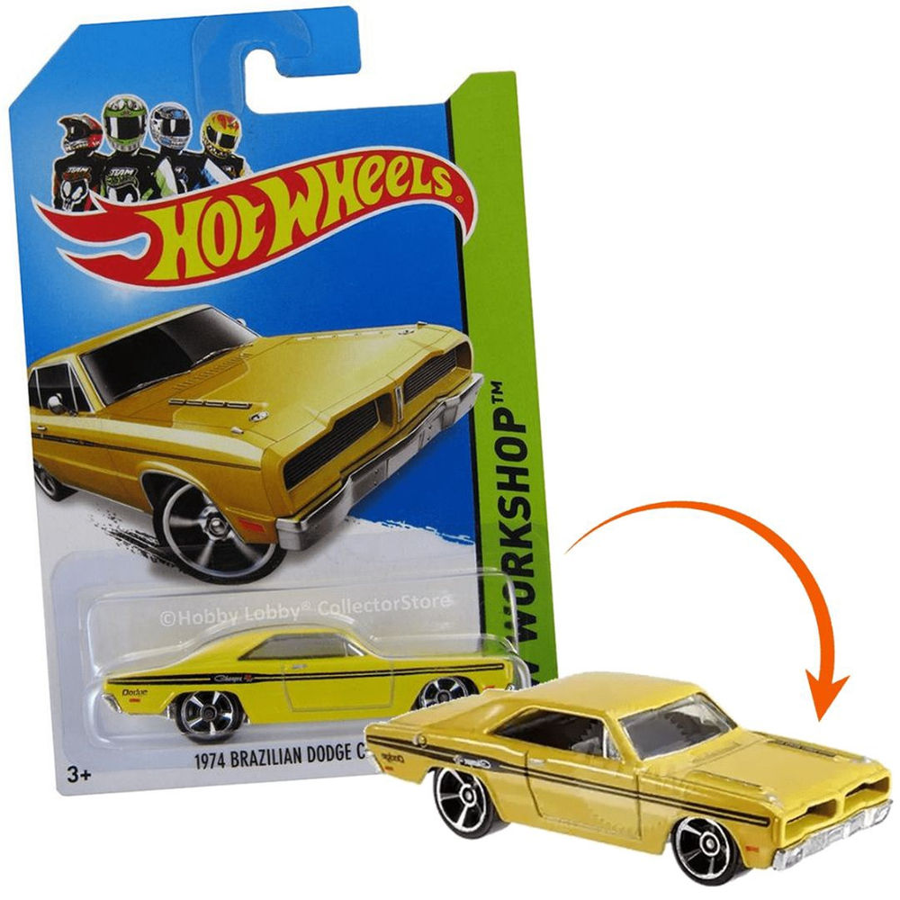 Hot wheels 1974 Brazilian Dodge Charger Amarelo Mattel BDD21 em Promoção na  Americanas