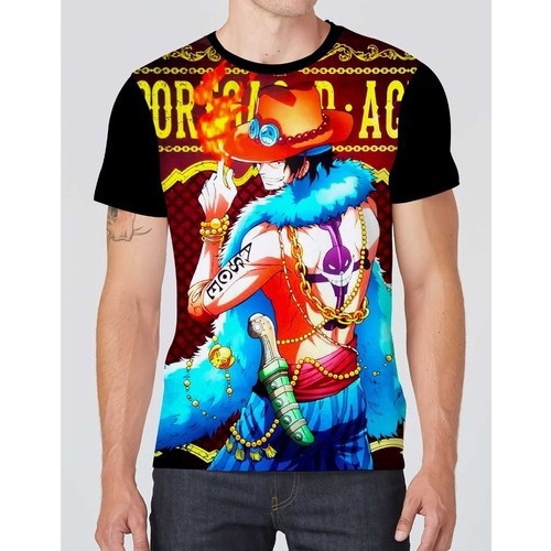 Camiseta One Piece Luffy Camisa Blusa Anime Promoção Roupa em Promoção na  Americanas