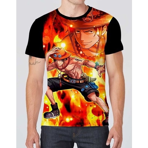 Camiseta One Piece Luffy Camisa Blusa Anime Promoção Roupa em Promoção na  Americanas