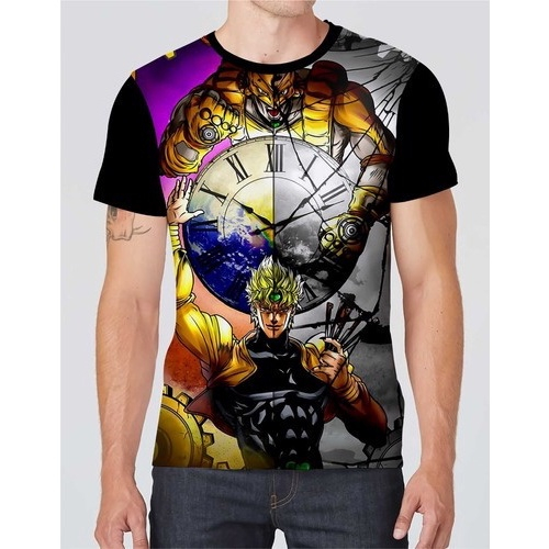 Camiseta Camisa Dio Brando Jojo Bizarre Anime Menino Fx003_x000D_ - JK  MARCAS - Camiseta Infantil - Magazine Luiza