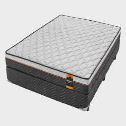 Conjunto Box Casal Molas Americanflex Abrace TriPower 138x188x68m Menor preço em Conjunto Box Casal Molas Americanflex Abrace TriPower 138x188x68m
