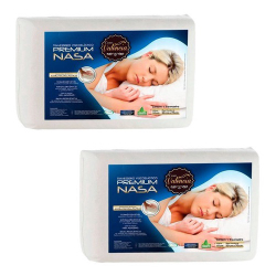 Travesseiro Nasa Kit 2 Pecas - Antialérgico - Toque Macio - Valência é boa?