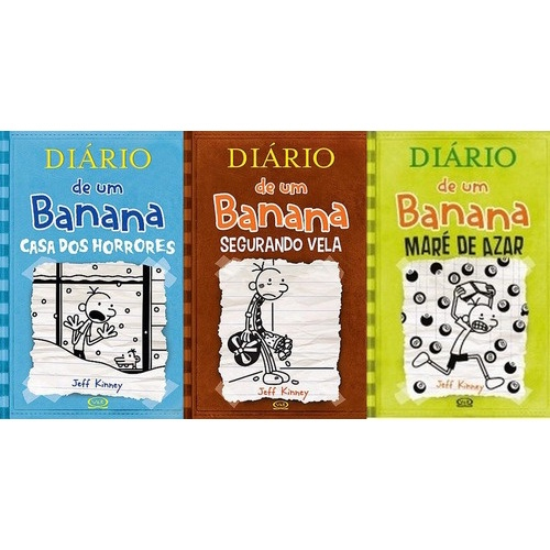 Diário De Um Banana Volumes 6, 7 E 8 Capa Dura em Promoção na