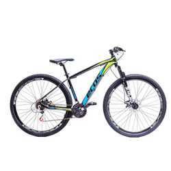 Bicicleta Aro 29 Ecos 27v K7 9v Cambio Shimano Acera Freios Hidráulicos Suspensão com Trava Menor preço em Bicicleta Aro 29 Ecos 27v K7 9v Cambio Shimano Acera Freios Hidráulicos Suspensão com Trava