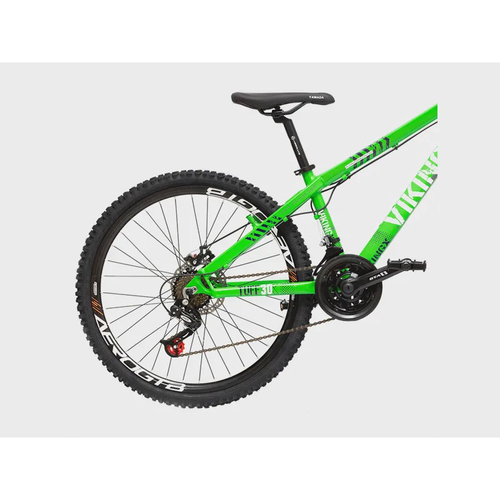 Bicicleta TUFF25 Freeride Aro 26 Verde Neon 21V VikingX no Shoptime