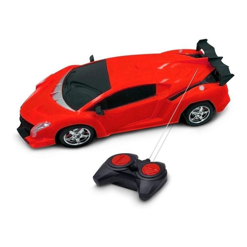 Carrinho Controle Remoto Vermelho Infantil Esportivo Corrida - Shop Macrozao