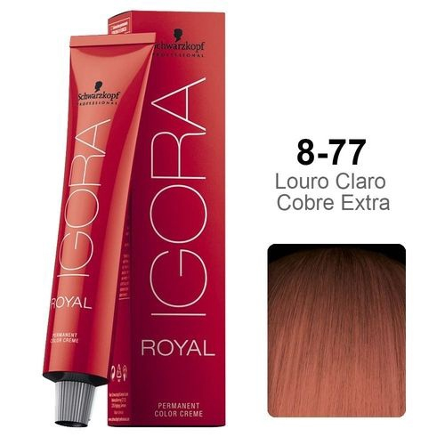 Tinta de cabelo igora 877