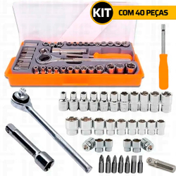 Jogo De Soquetes E Kit Bits 40 Peças c/ Estojo Sparta 13565 é boa?