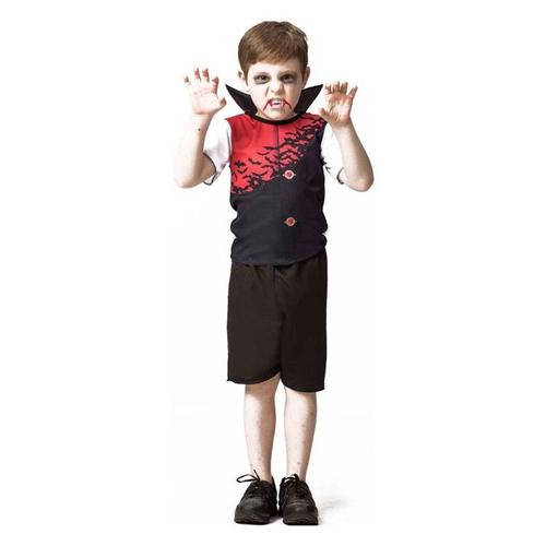 Fantasia de halloween infantil masculino vampiro conde dracula: Com o  melhor preço