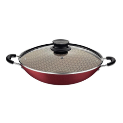 Panela Wok Antiaderente Tramontina 32cm Paris Com Tampa 4,4 Litros Menor preço em Panela Wok Antiaderente Tramontina 32cm Paris Com Tampa 4,4 Litros