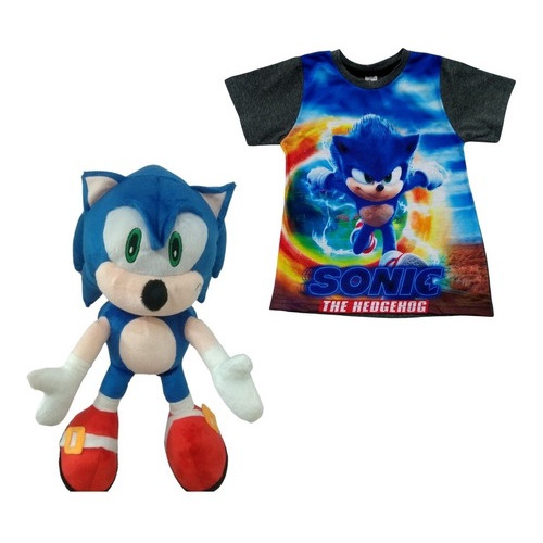 Boneco Sonic De Pelúcia 50cm Promoção em Promoção na Americanas