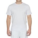 Camiseta Cardada Manga Curta Unissex Branca
