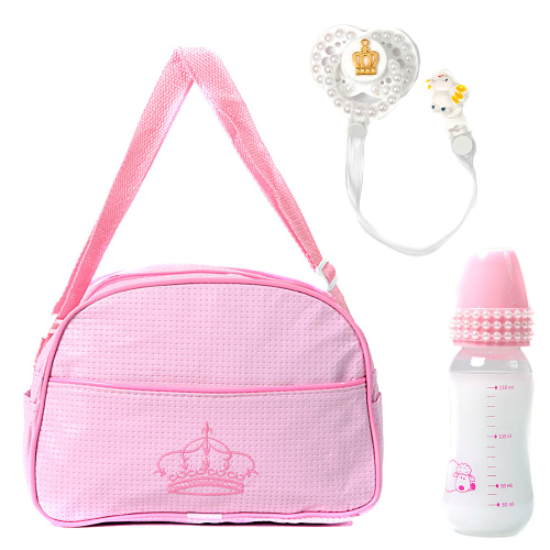 Bebe reborn silicone menina com bolsa fralda