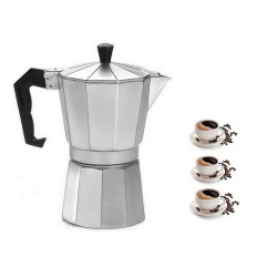 Cafeteira Italiana 3 Xícaras Diamantada Café Expresso Moka Aluminio 150ml 10105 é boa?