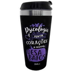Copo Térmico Inox Viagem 450ml Psicologia Psicólogo(a) - Wellmix é boa?