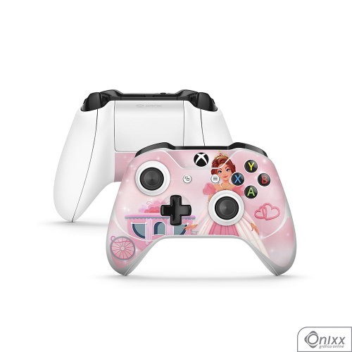 Skin PS4 PRO Adesiva Princesa Tema Rosa