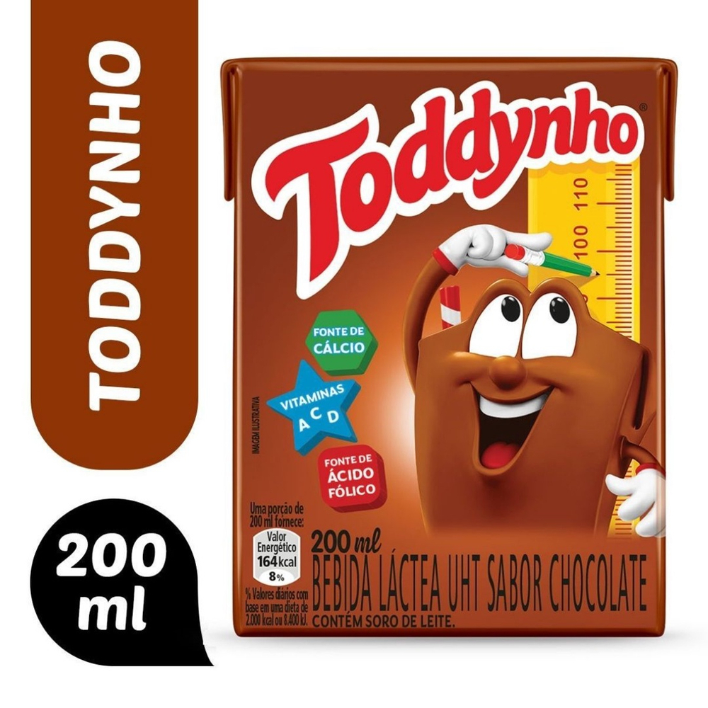 Bebida Láctea Toddynho Sabor Chocolate Tradicional 200ml - Peg