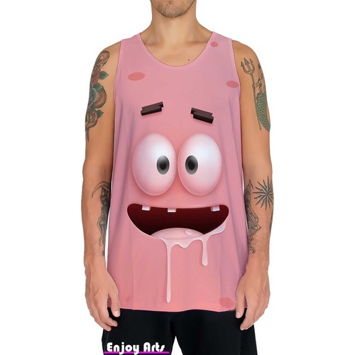 Camiseta Infantil Personalizada Bob Esponja - Patrick