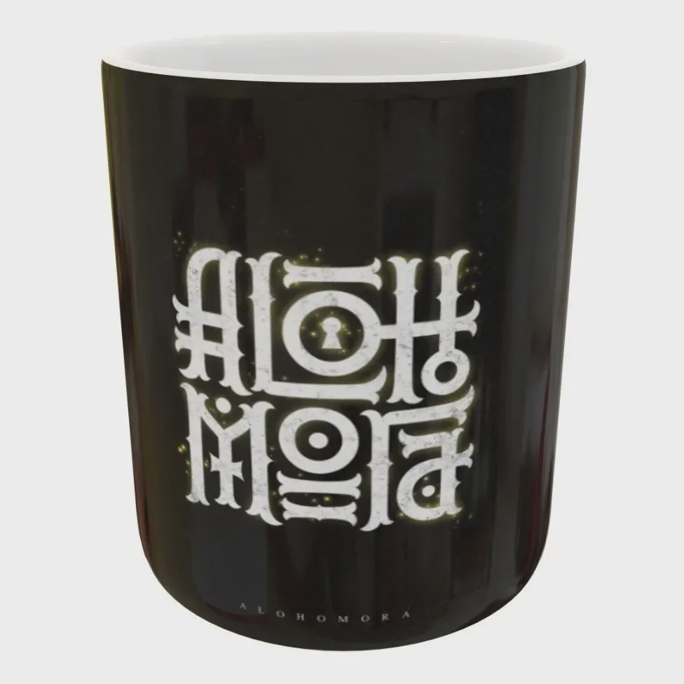 Caneca Xícara Coleção Feitiços Harry Potter - Alohomora em