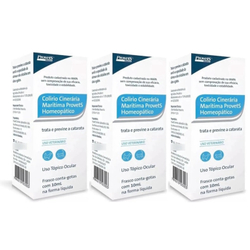 Kit C/3 Colírio Cinerária Marítima 10 ml - Homeopático é boa?