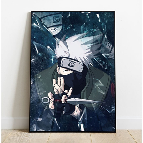 o desenho do Kakashi com Sharingan