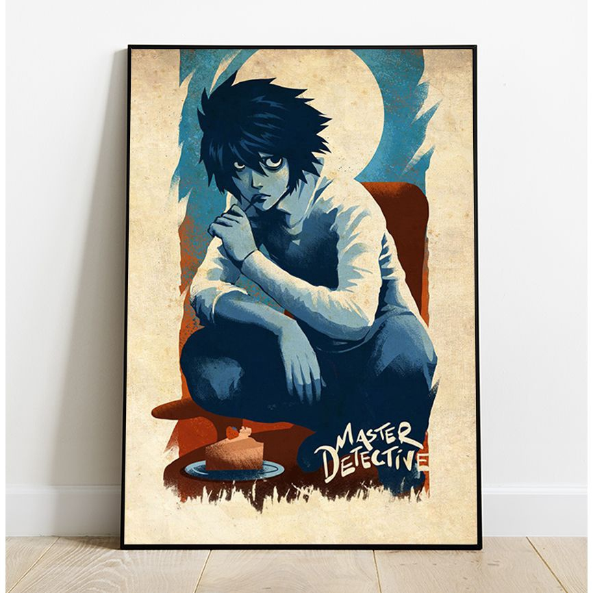 Quadro decorativo poster Death Note personagens em Promoção na Americanas