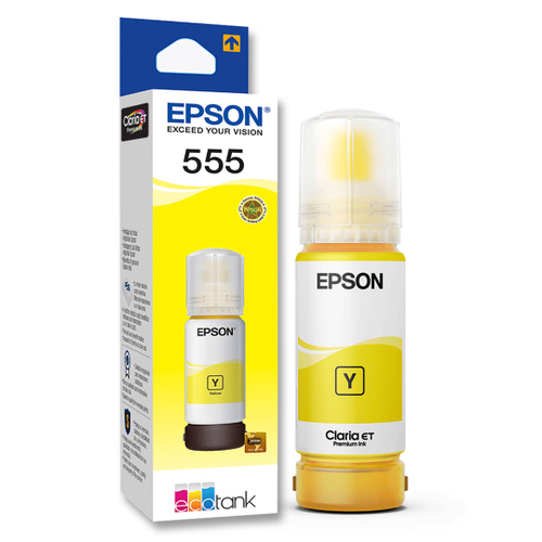 Tinta Original Refil Epson 555 Amarelo 70ml T555420 Para Impressora Epson  Ecotank L8160 L8180 em Promoção na Americanas