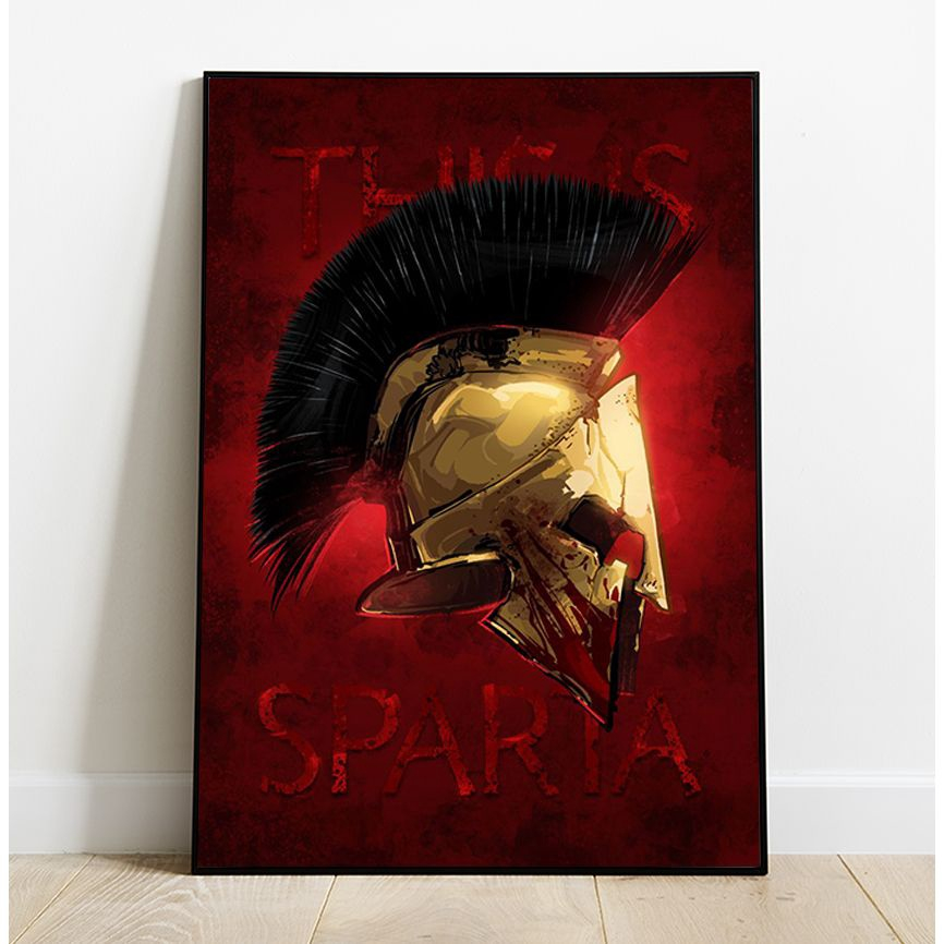 Quadro decorativo Poster 300 This Is Sparta Filme Cinema Arte para