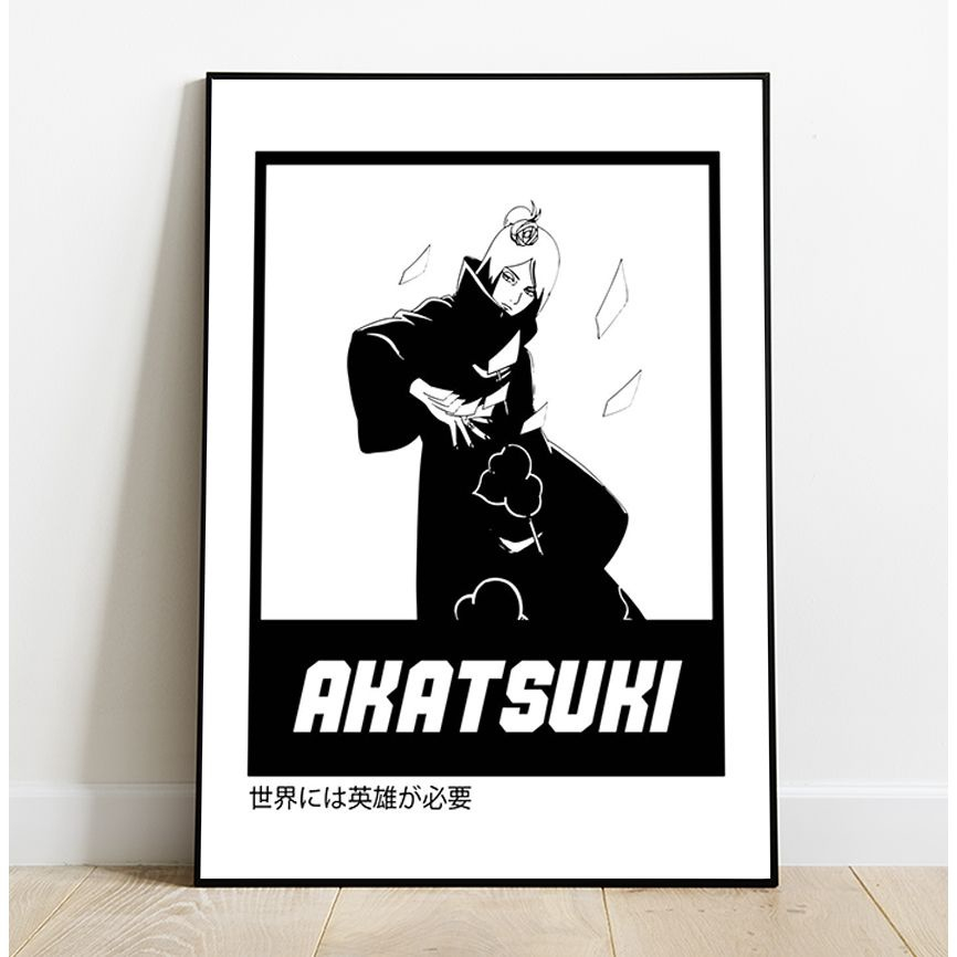 Quadro Decorativo A4 Anime Boruto