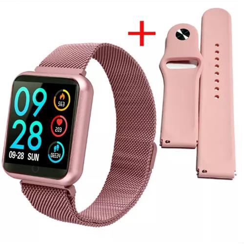 relogio smartwatch rose gold
