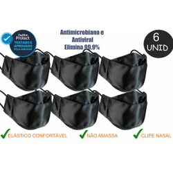 6 Máscaras Com Nano Tecnologia Delfim Protect 3d com clipe nasal antiviral e atntibacteriana Melhor que Lupo Preto é boa?