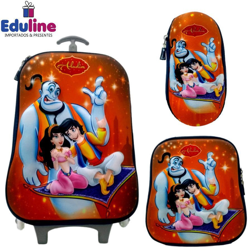 Kit mochila rodinha aladdin em Promocao na Americanas