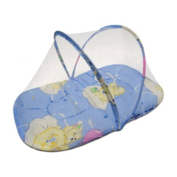 Berço Mosquiteiro Portátil Azul Bebe Pernilongo Insetos é boa?