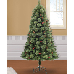 Árvore de Natal Pinheiro 1,80 M 180 cm 503 Galhos 46 Enfeites Smsc é boa?