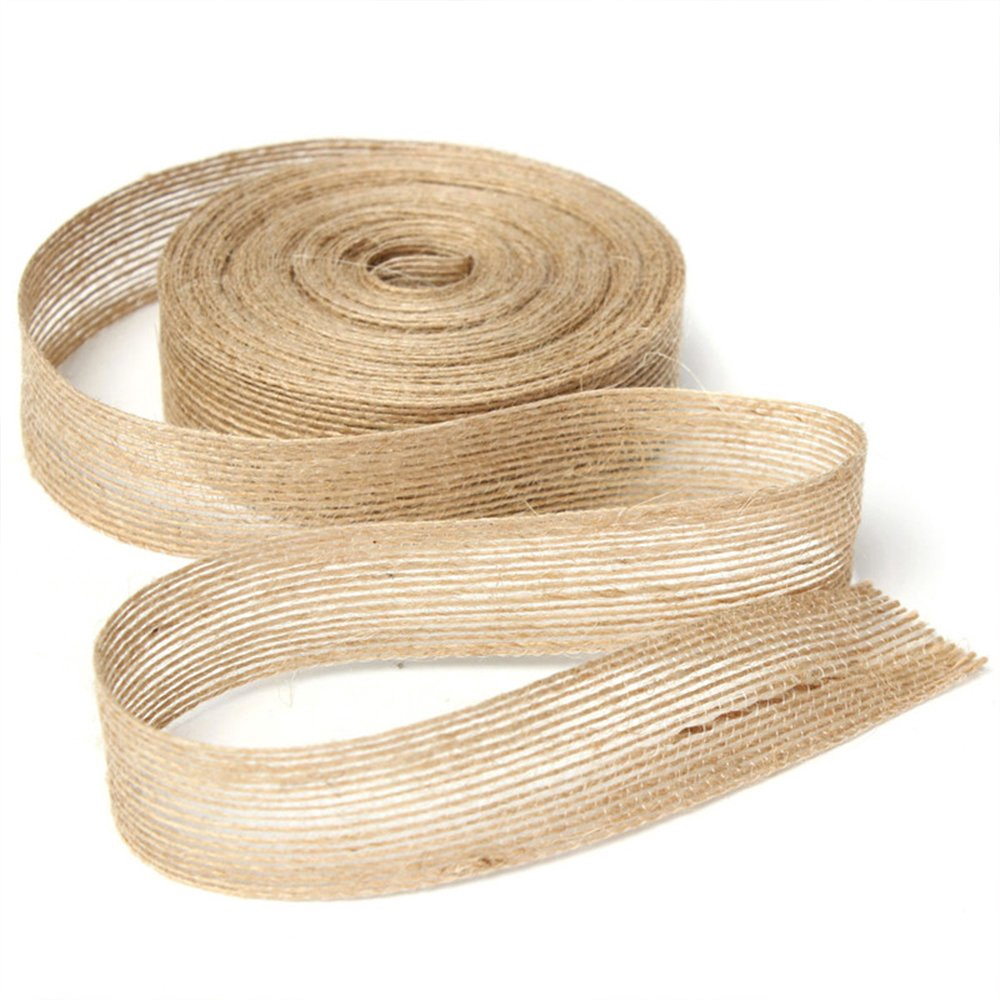 1 inch burlap ribbon