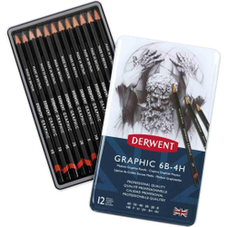 Lápis Graduado Derwent Graphic 6B-4H Com 12 Unidades é boa?