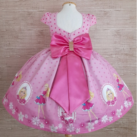 Vestido Chemise Barbie Infantil 2 Anos, Roupa Infantil para Menina Barbie  Nunca Usado 40698531