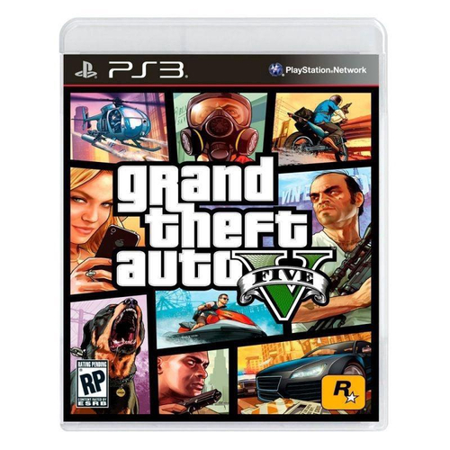 Gta 5 Grand Theft Auto Ps3 Standard Edition Mídia Física em