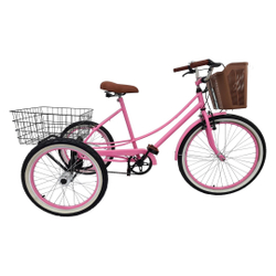 Bicicleta Triciclo Retro Vintage Food Bike com cesta Menor preço em Bicicleta Triciclo Retro Vintage Food Bike com cesta
