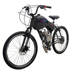 Menor preço em Bicicleta Motorizada Rocket Spitfire 100cc - Com Carenagem - Preto