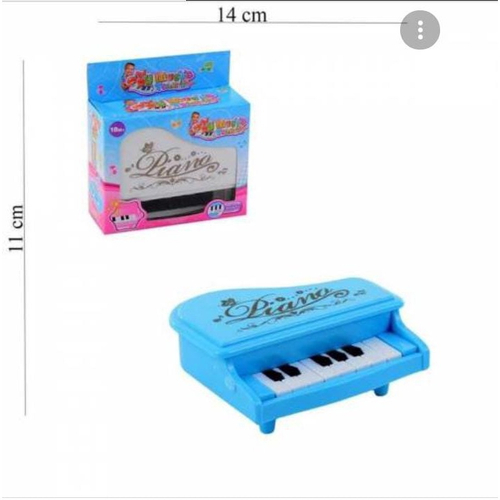 Teclado Piano Musical Bebê Brinquedo Infantil Divertido Azul no Shoptime