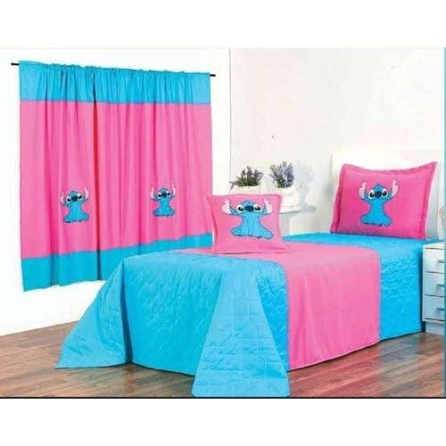 Cobre Leito Infantil C Ursinha Jogo Cama Menina Colcha Linda