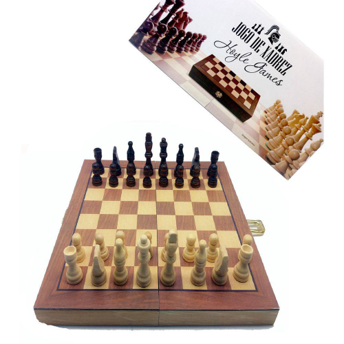 Jogo Xadrez Luxo 49x49cm Peças Grandes Estojo Madeira em Promoção na  Americanas