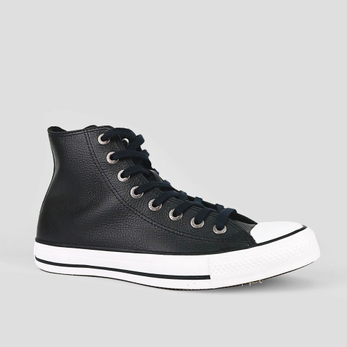 Tênis Converse All Star Preto - Branco Couro em Promoção na Americanas